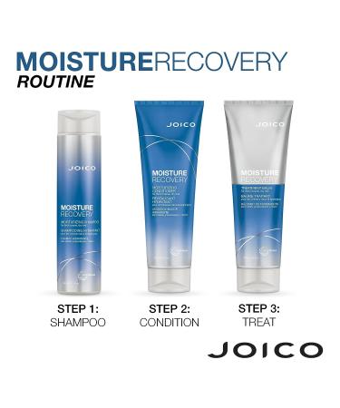 Joico Moisture Recovery Shampoo for Thick, Coarse, Dry Hair - 10.1 oz | Replenish Moisture, Restore Smoothness & Elasticity | With Jojoba Oil & Shea Butter - Buy Online on GoSupps.com