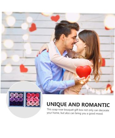 Shop Ipetboom Gradient Rose Soap Bouquet - Artificial Rose Flowers & Soap Gift Boxes for International Delivery - Buy Online on GoSupps.com