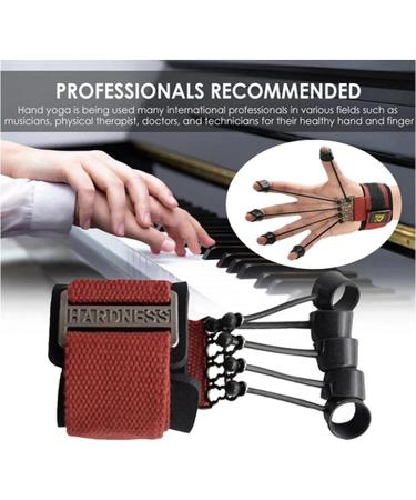 SHXJHXC Finger Exerciser & Hand Grip Strengthener with Alpha Gripz Trainer for Wrist Therapy & Forearm Strength (Red) - Buy Online on GoSupps.com