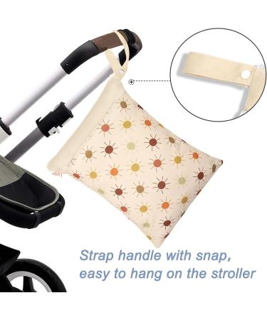 Seaur Wetbag Baby & Kinder Waterproof Nappy Pocket | 2 Pcs 30x40cm | Reusable Zip Wet Bag for Diaper Beach Pool & Gym - Buy Online on GoSupps.com