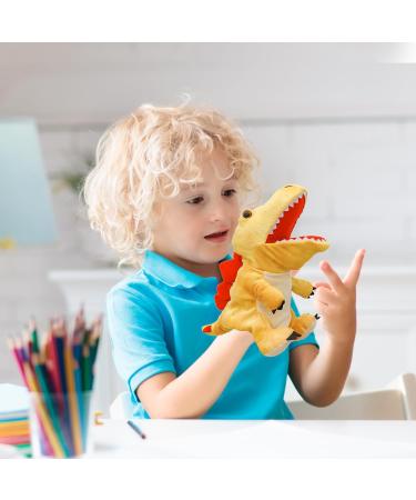 Lilizzhoumax Simulation Stegosaurus Hand Puppet Plush Toy - Interactive Dinosaur Role-Playing Toy for Kids - Buy Online on GoSupps.com