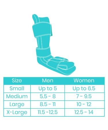 Vive Plantar Fasciitis Night Splint + Spike Ball - Orthopedic Leg Brace for Heel Pain Relief - Black/Large - Buy Online on GoSupps.com