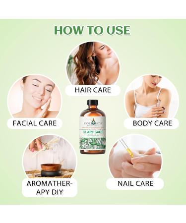 EVOKE OCCU Geranium Essential Oil and Clary Sage Essential Oil - 4 Fl Oz - Buy Online on GoSupps.com