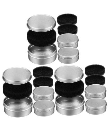 FRCOLOR 9 Sets Makeup Brush Cleaning Box Shadow Brush Cleaner Makeup Cleaner Foundation Makeup Brush Cosmetic Brush Cosmetic Brush Make-up Brush Cleaner Lazy Eyeshadow Tool Sponge Tinplate