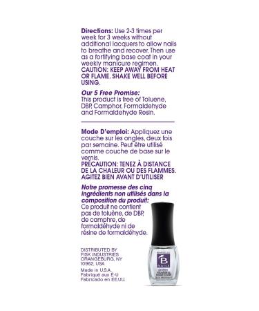 Barielle Protein Rebuilding Base Coat with Prosina - Strengthen and Nourish Your Nails - Buy Online on GoSupps.com