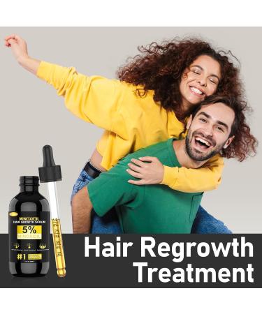 5% Minoxidil Hair Regrowth Treatment - Thicker Fuller Hair for Men & Women | 60ML/2OZ - International Shipping Available - Buy Online on GoSupps.com
