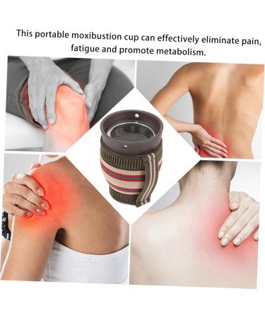 Frcolor Moxibustion & Gua Sha Cup Set - Cancer Scraping Massage Pot for Body Care - Buy Online on GoSupps.com