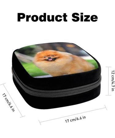 GIAPB Period Bag Sanitary Napkin Storage Holder | Cute Puppy Dog Animal Design | Makeup Pouch | Color3440 - Buy Online on GoSupps.com