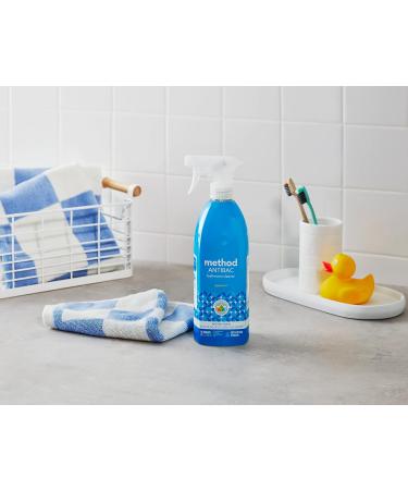 Method Antibacterial Bathroom Cleaner - Kills 99.9% Germs Spearmint Scent 4 Pack (28 Fl Oz) - Eco-Friendly & Effective - Buy Online on GoSupps.com