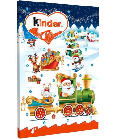 Set of 2 Advent Calendars containing a Kinder Advent Calendar 144 g Set of 2 with Christmas card with envelope - Buy Online on GoSupps.com