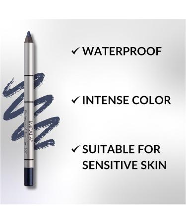 IMPALA Creamy Waterproof Metallic Navy Blue Eyeliner Pencil 307 - Defined Contour or Smokey Effect | Long-Lasting & Water-Resistant | Blue Metallic - Buy Online on GoSupps.com