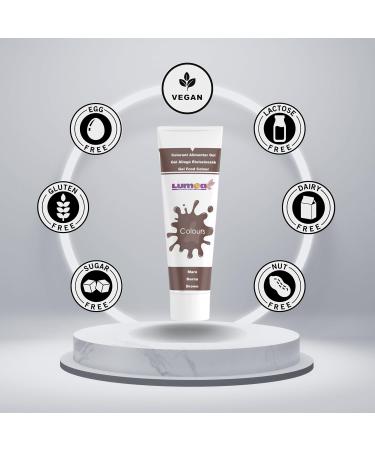 Buy Dekozauber24 Brown Food Coloring Gel 30g - Vegan Baking & Cake Decorating | Fondant Marzipan Buttercream & More - International Shipping Available - Buy Online on GoSupps.com