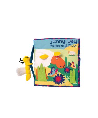 Manhattan Toy Soft Activity Book with Tethered Toy  Sunny Day 20x24