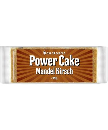 Foodtastic PowerCakes Mandel-Kirsche Box 30 x 120g - Buy Online on GoSupps.com