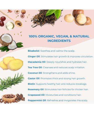 Always Blooming Natural Rosemary & Coconut Essential Oil for Dry Damaged Scalp Hair Loss & Hair Regrowth Treatment Mask Strengthens & Improves - Buy Online on GoSupps.com