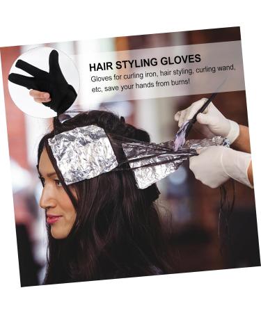 Didiseaon 3pcs Hairdressing Gloves Baking Grill Gloves Hair Barber Hair Curling Mitts Hair Curler Modeling - Buy Online on GoSupps.com