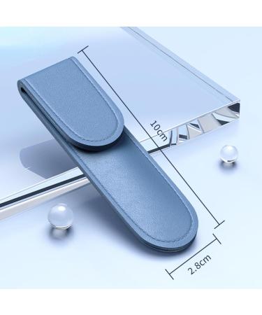 Stainless Steel Spiral Ear Cleaning Tool Set - 6pc Portable Ear Spoon Kit for Earwax Removal - Blue - Buy Online on GoSupps.com