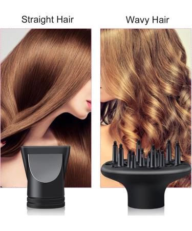 Ionic Hair Dryer 3500W - 3 Heat/2 Speed Settings 2 Nozzles & Diffuser - Professional Home Salon Use in Purple - Buy Online on GoSupps.com