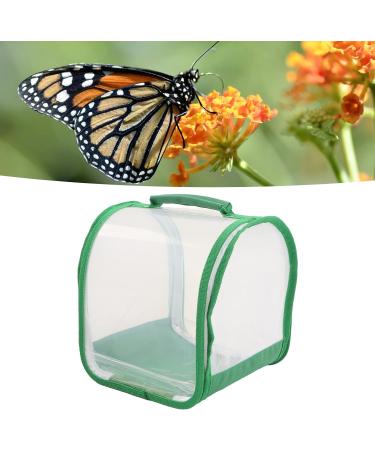 CHICIRIS Butterfly Habitat Pop Up Monarch Butterfly Enclosure Clear Insect Cage Terrarium with Handle 7.9 x 7.9 x 8.9in - Buy Online on GoSupps.com