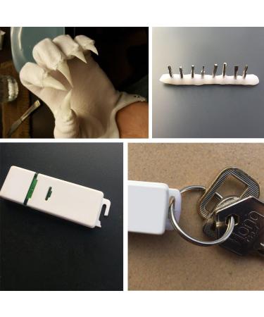 Moldable Plastic Form Card 6 Pack - CloudValley Friendly Polymorph Plastic - Handy Pocket Sized Thermoplastic Sheet - Black & White (6 Pieces) - Buy Online on GoSupps.com
