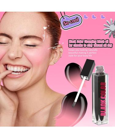  Ceprznvey Color-Changing Blush Oil Lightweight Cheek Tint Natural Enhancer Makeup Silky & Hydrating Formula Long-Lasting Glow Face & Lip Use 5ml Pink Single Bottle - Buy Online on GoSupps.com