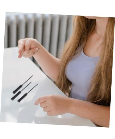 Lurrose 10pcs Vent Cleaner Tools - PVC Eardrum Black Accessories for Hearing Amplifier - Buy Online on GoSupps.com