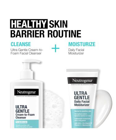 Neutrogena Fragrance Free Daily Facial Moisturizer for Sensitive & Dry Skin - Vitamin B3 B5 & E 3.4 fl. oz - International Shipping Available - Buy Online on GoSupps.com