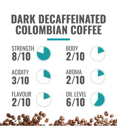 Coffee Direct Dark Decaffeinated Colombian Coffee Beans 908 g - Buy Online on GoSupps.com