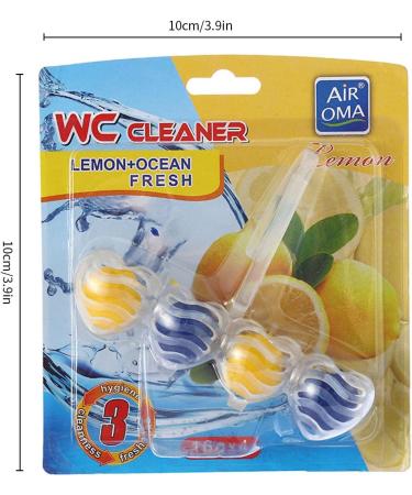 Soft Scrub Toilet Fresheners - Hanging Automatic Toilet Cleaning Ball with 4 Scents Soft Scrub Toilet Fresheners with Rose Jasmine Pine Lemon Scents Nicything - Buy Online on GoSupps.com