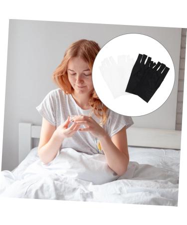 minkissy 2 Pairs Gloves Nail Dryers Nail Art Accessories Nail Polish Dryer Nail Lamp Dryer Gloves Fingerless Anti Uv Glove Nail Uv Shield Gloves Anti-uv Gloves Uv Hand Gloves - Buy Online on GoSupps.com