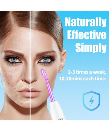 UUPAS High Frequency Facial Wand with 4 Violet Tubes | Portable Handheld Skin Care Machine - Buy Online on GoSupps.com