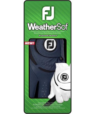 Buy FootJoy Women's Weathersof Golf Glove - M Navy | Premium Quality Golf Gear for Women - International Shipping Available - Buy Online on GoSupps.com