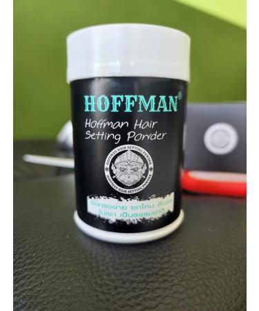 Hoffman Hair Setting Powder - Volumizing Mattifying Control (0.35 Oz) | Non-Sticky Natural Texture & Hold - Ideal for International Shipping - Buy Online on GoSupps.com