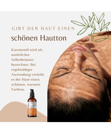 100% Organic Cold Pressed Carrot Oil - 100ml | Beautiful Tan & UV Protection | Restores Elasticity & Smoothness - Buy Online on GoSupps.com