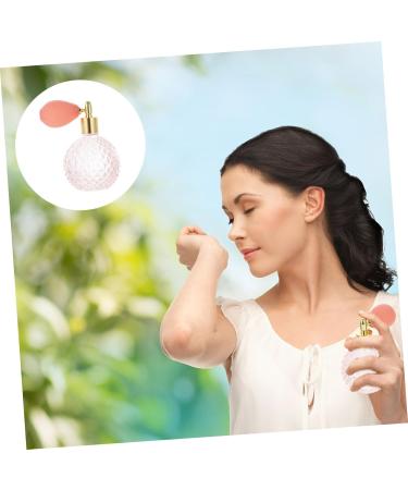 POPETPOP Air Bag Spray Bottle Travel Perfume Dispenser Retro Glass Perfume Empty Makeup Sprayer Vintage Glass Perfume Bottle Terrariums Glass Gasbag Bottle Hair Spray Cosmetic Crystal Glass 100 ml Pink - Buy Online on GoSupps.com
