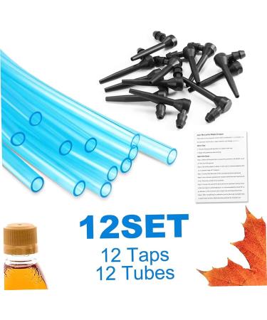 12 Set Maple Syrup Taps with 24in Tubes Maple Syrup Supplies Food Grade Non-Slip Maple Syrup Tapping Kit L-Shaped Tree Taps for Syrup Maple Syrup Supplies - Buy Online on GoSupps.com