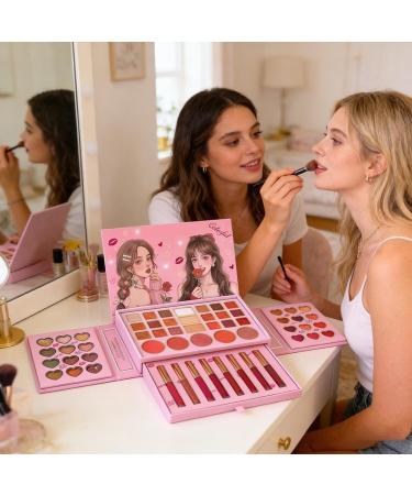 Makeup Palette - 50 Eyeshadow Colors Beauty Palettes Shimmer Glitter Eye Makeup Set | Pigmented Professional Matte Eyeshadow Kit For Women Party Wedding Stage Daily Costume Carnival - Buy Online on GoSupps.com