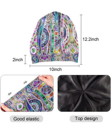 Oyihfvs Lightweight Satin Sleep Cap - Cozy Slouchy Beanie for Sleeping - Multi 11 Colors - One Size - Buy Online on GoSupps.com