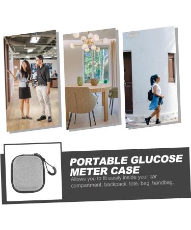 Premium EVA Travel Case for Oximeter & Glucose Test Kits - Insulated Storage Pocket for Diabetes & Health Devices - Buy Online on GoSupps.com