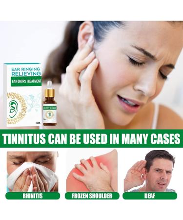 Asudaro 2 pieces Tinnitus ear drops for adults biological tinnitus 20 ml treatment of ear drops in the ear to help relieve - Buy Online on GoSupps.com