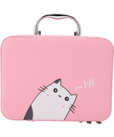 Eyelash Extension Storage Box Smooth Open Durable Waterproof Nail Tool Storage Box Pink for Travel (Pink) - Buy Online on GoSupps.com