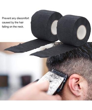 2 Rolls Neck Paper Professional Neck Ruffle Roll Paper Neck Band Protector Disposable Barber Neck Strip for Hair Washing Shaving Styling Coloring - Buy Online on GoSupps.com