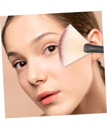 FRCOLOR 12pcs Peel Mask Shape Glycolic Slim Fiber Handheld Travel Fan & Highlighting Makeup Brush - Perfect Facial Tools for Girls | Reliable Bristle & Acid Masks - Buy Online on GoSupps.com