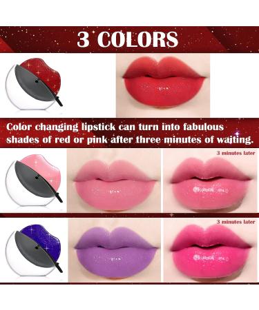 DAGEDA Lazy Lipstick: 3 Colors Magic Pearl, Long-Lasting Waterproof Formula for Lazy People - Color A - Buy Online on GoSupps.com
