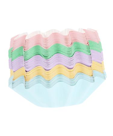 Lalafina 150 pieces of wax tablet wax-melting wax heating insert Wax melting liner wax melts wax melting shells of wax liner candle plate bracket round PET-coated paper