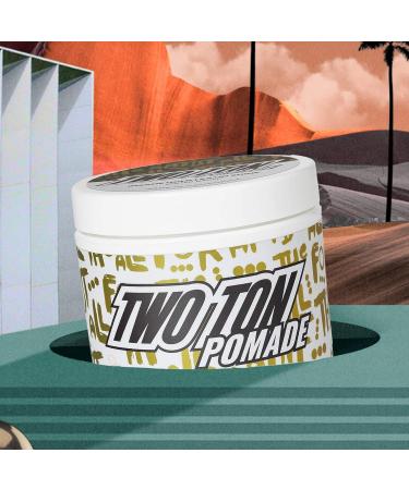 Hanz de Fuko Two Ton Insane Hold Premium Men's Pomade - Extreme Hold, Satin Shine Finish - 4 oz - Buy Online on GoSupps.com