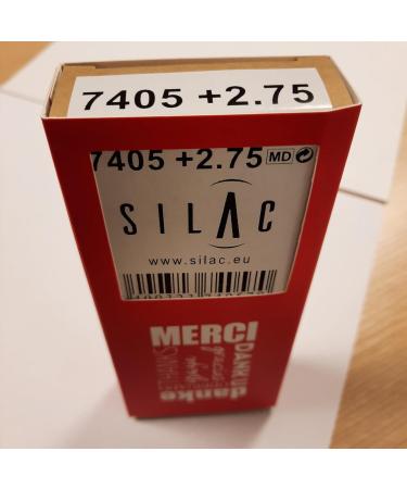 Silac Black 7405 Unisex Reading Glasses - Blue Light Blocker for Screens - No Eye Fatigue or Headaches - Light & Durable +2.00 - Buy Online on GoSupps.com