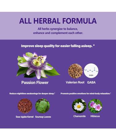Passion Flower Sleep Support Liquid Drops Natural Herbal Formula with Valerian Root Chamomile Extract Support Sleep Soundly & Relaxation. High Bioavailability Supplement.4oz - Buy Online on GoSupps.com