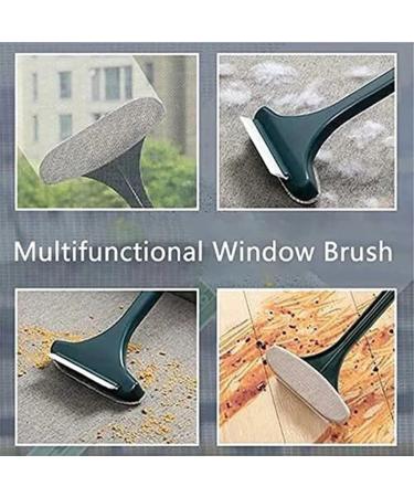 Realisticm 2 in 1 Mesh Cleaner Brush 2 in 1 Multifunctional Screen Brush Window Screen Cleaner Brush with Scraper Double Sided Wet and Dry Dual Use Extendable Removable Cleaner Brush (2pcs-D) - Buy Online on GoSupps.com