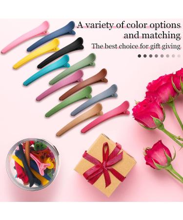 24 Pcs Alligator Hair Sectioning Clips for Women - Styling Barrettes with Container - 2.95 Inch Colorful Hair Accessory - Buy Online on GoSupps.com